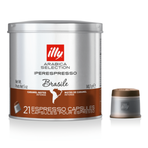 Кава мелена в капсулах   ILLY IPSO 
BRAZIL MONOARABICA  21шт
